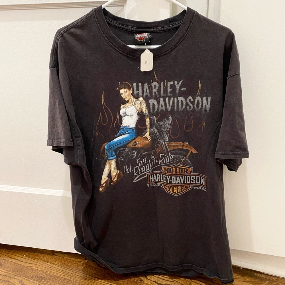 Harley Davidson Pin Up girl T-shirt
